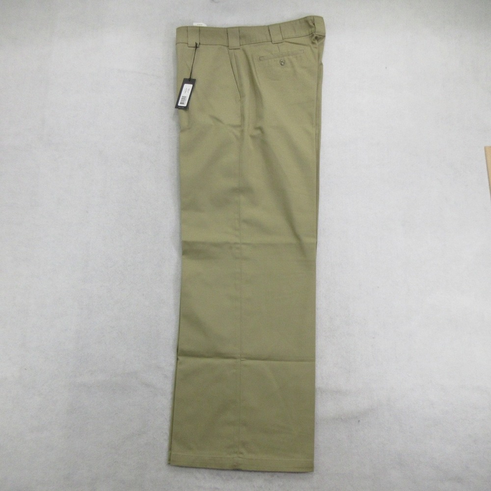 Dickies Womens Pants Size 16R Green Straight Leg Work Chino New
